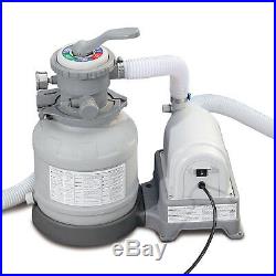 Summer Waves Swimming Pool Sand Electric Filter Pump GFCI Filtration Outdoor NEW