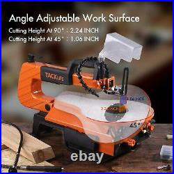 TACKLIFE Scroll Saw, 500-1700 SPM Variable Speed Scroll Saw with Flexible Shaft