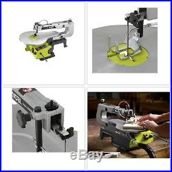 Table Saw Corded Scroll Variable Speed Cast Iron Base Blade Clamp Wood Cutter