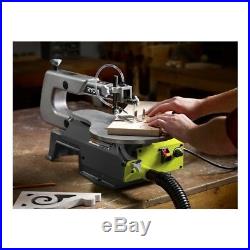 Table Saw Corded Scroll Variable Speed Cast Iron Base Blade Clamp Wood Cutter