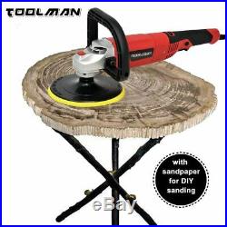 Toolman 7 Electric 7 Variable Speed 3500 RPM 10 Amps Polisher Buffer Sander