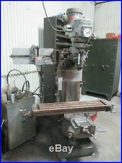 USED Bridgeport Variable Speed Knee Mill with Hydraulic True-Trac Unit (DP)