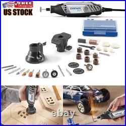 US New Variable Speed Rotary Tool Kit Grinder Sander Polisher Router Engraver
