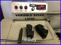 VICTOR 1640EVS Lathe, Frequency Drive Variable Speed. Smooth & Quiet machine