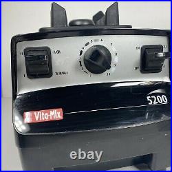 Vitamix 5200 Blender Mixer Food Prep Machine Variable Speed Black VM0103 TESTED