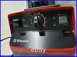 Vitamix 5200 Model Vm0103 Red Variable Speed Blender