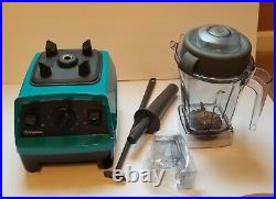 Vitamix Explorian E310 48oz Variable Speed Blender withBook & Access, TRUE TEAL
