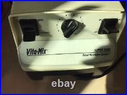 Vitamix Super 5000 Variable Speed Blender White With64oz Pitcher/Lid