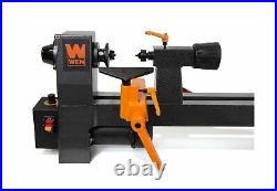 WEN 3421 3.2 Amp 8 by12 Variable Speed Mini Benchtop Wood Lathe 50% More Power