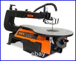 WEN 3920 16-Inch Two-Direction Variable Speed Scroll Saw with Flexible LED Light