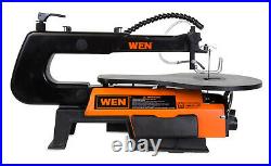 WEN 3920 16-Inch Two-Direction Variable Speed Scroll Saw with Flexible LED Light