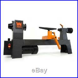 WEN Wood Lathe Mini Benchtop 3.2 Amp Motor 8 in. W x 12 in. L Variable Speed