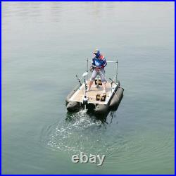 White Haswing 24V 80LBS 48 Bow Mount Electric Trolling Motor with Hand Control