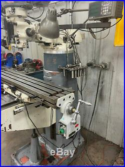 Wilton Variable Speed Vertical Mill with DRO, 9 x 49, R8