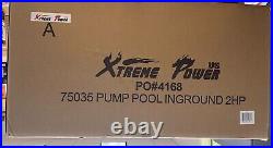 XtremepowerUS 75035 Swimming Pool Inground 2HP Pump 115/230V